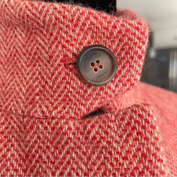 Asprey London Wool Cashmere Blend Jacket Made in Italy Size 4 - Picture 5 of 13